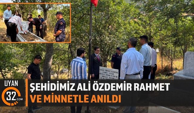 Gelendost’ta Şehit Ali Özdemir Unutulmadı