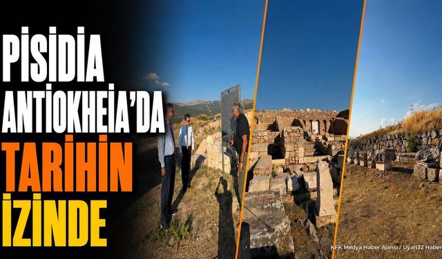 Vali Yardımcısı Ertekin Pisidia Antiokheia'da İncelemelerde Bulundu