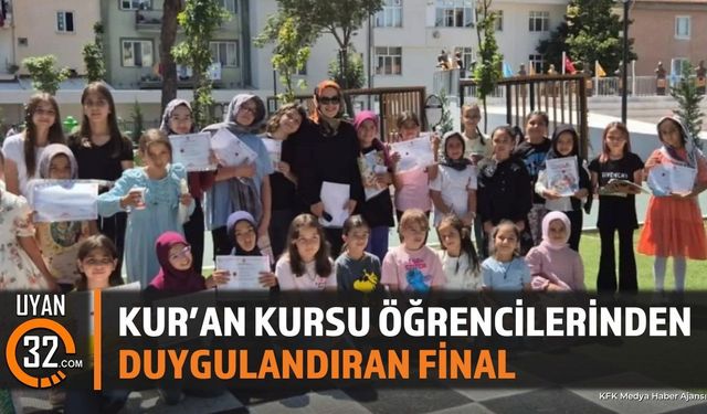 Yalvaç'ta Yaz Kur'an Kursu Öğrencilerinden Gösteri