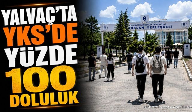 YKS Sonuçları Açıklandı: Yalvaç'ta Kontenjanlar Tamamen Doldu