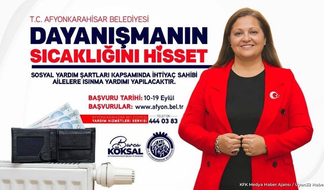 Afyonkarahisar'da Isınma Yardımı Başvuruları Başladı: İşte Son Gün!