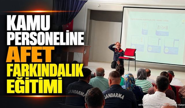 Atabey'de Kamu Personeline AFAD'dan Afet Eğitimi Verildi