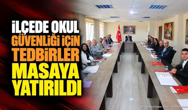 Atabey'de Okul Güvenliği Toplantısı Gerçekleştirildi