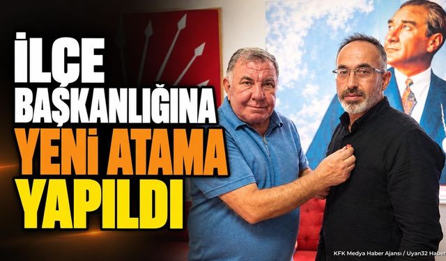 CHP Şarkikaraağaç İlçe Başkanlığına Gökhan Aydın Getirildi