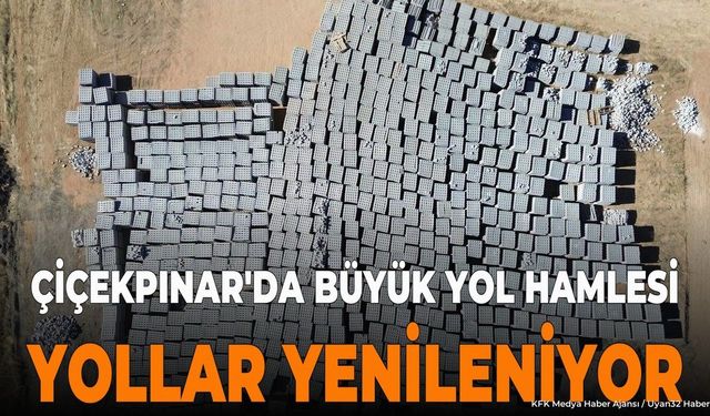 Çiçekpınar'da Yol Yenileme Hamlesi: Kilit Taşları Temin Edildi