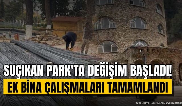 Dinar Suçıkan Park'ta Yenileme Sürüyor: Ek Bina Yapımı Tamamlandı