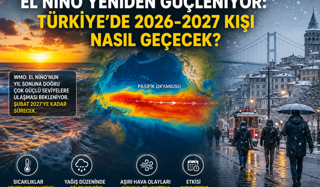 El Niño yeniden güçleniyor: Türkiye’de 2026-2027 kışı nasıl geçecek?