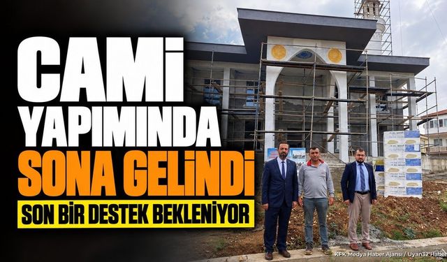 Esentepe Camii Çalışmaları Son Aşamada