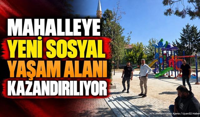 Fatih Mahallesi'ne Yeni Sosyal Yaşam Alanı Kazandırılıyor