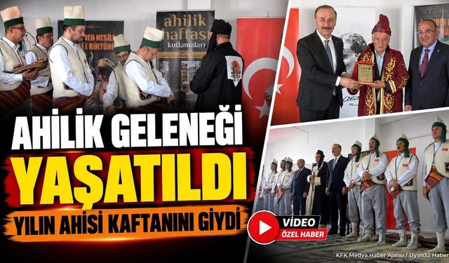 Isparta'da 39. Ahilik Haftası Coşkusu: Şed Kuşanma Töreni Yapıldı