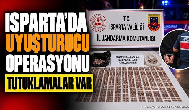 Isparta'da Uy*şturucu Operasyonu: 3 Şüpheli Yakalandı