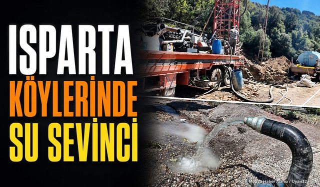 Isparta'da müjdeli haber: 3 köyde su bulundu, peki şebekeye ne zaman verilecek?