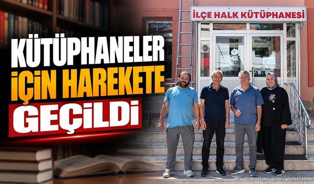 Kütüphanelerin İhtiyaçları Yerinde İnceleniyor