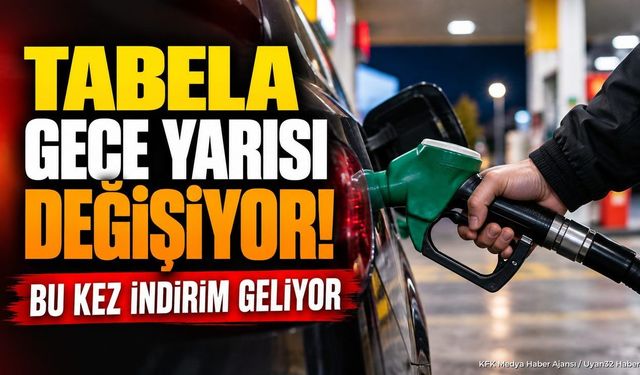 Motorin Fiyatlarına İndirim Geliyor: Tabela Gece Yarısı Değişiyor