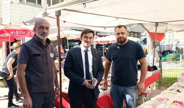 Şarkikaraağaç Kaymakamı Yasin Uzuner Pazar Esnafını Ziyaret Etti