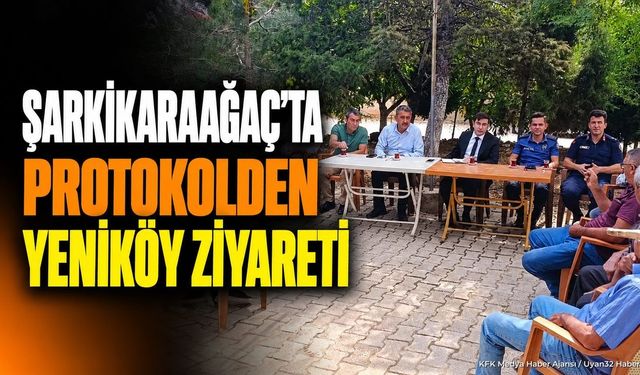 Şarkikaraağaç Protokolü Yeniköy'de Buluştu: Ziyarette Duygusal Anlar