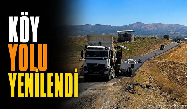 Şarkikaraağaç'ta o köyün yolu yenilendi: 3 kilometrelik hatta sıcak asfalt konforu