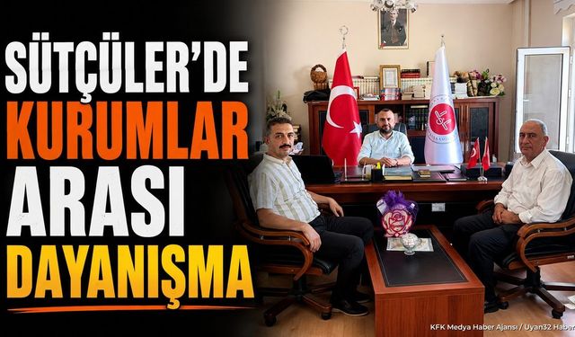 Sütçüler'de kamu hizmetleri ve kurumlar arası iş birliği için önemli buluşma gerçekleşti