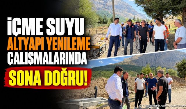 Uluborlu'da İçme Suyu Altyapısı Yenileniyor: Kesintisiz Su Geliyor