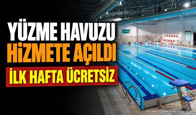 Yalvaç Belediyesi Yüzme Havuzu Açıldı: İlk Hafta Ücretsiz!