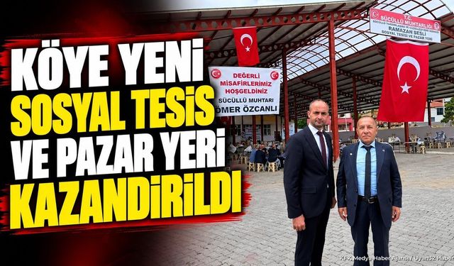 Yalvaç Sücüllü'de Ramazan Sesli Sosyal Tesisi Hizmete Açıldı