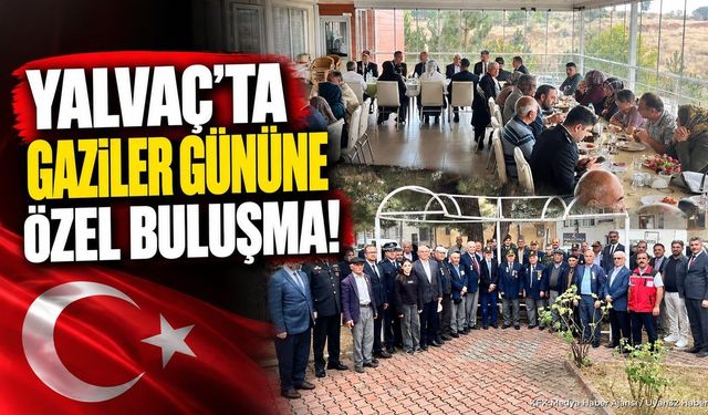Yalvaç'ta Gaziler Günü Programı: Şehit ve Gazi Aileleri Buluştu