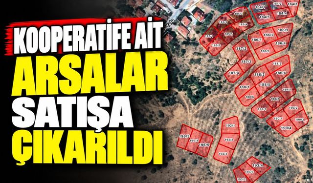 Bağkonak’ta Kooperatife Ait Arsalar Satışa Çıkarıldı