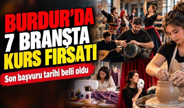 Burdur'da Kış Dönemi Kurs Kayıtları Başladı: İşte 7 Branş