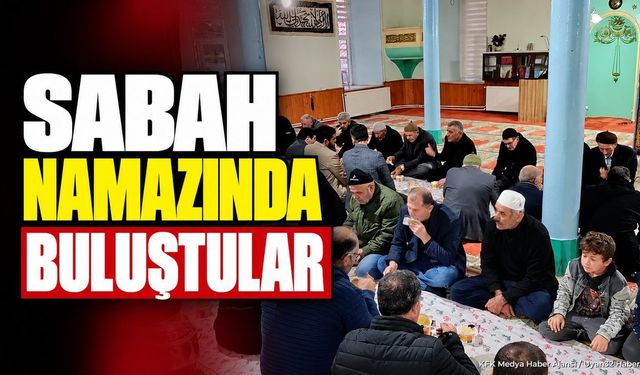 Çiçekpınar'da Sabah Namazı Buluşması Gerçekleşti