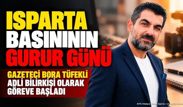 Gazeteci Bora Tüfekli Adli Bilirkişi Olarak Göreve Başladı