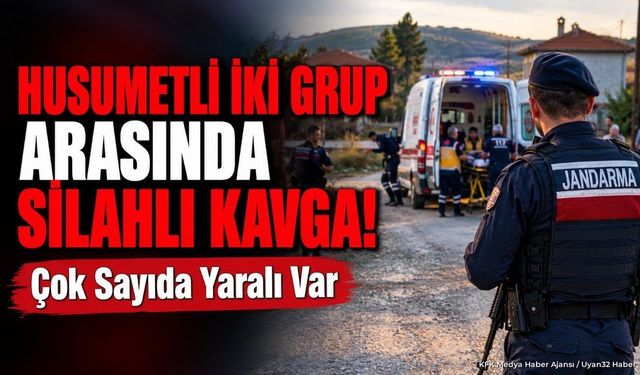 Husumetli İki Grup Arasında Silahlı Kavga!