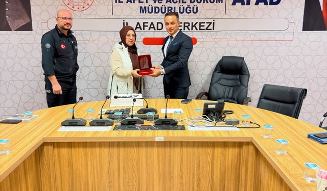 Isparta AFAD’da Şengül Dokur’a Veda