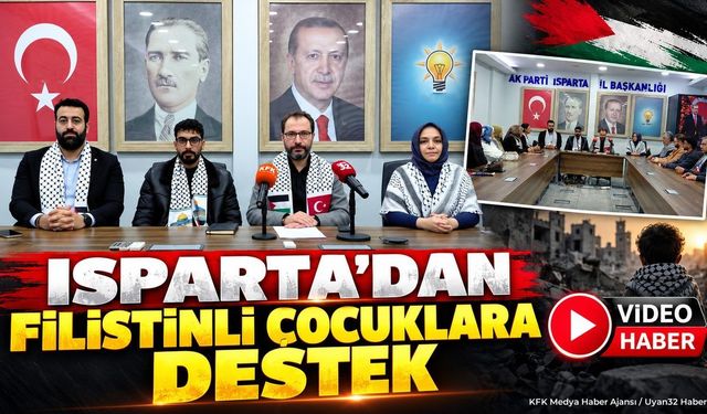 Isparta’dan Filistinli Çocuklara Destek