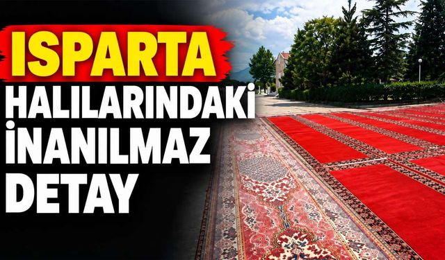 Isparta halılarındaki inanılmaz detay: 100 santimetrekarede 900 düğüm!