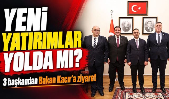 Isparta’nın 3 İlçesini Heyecanlandıran Görüşme! Yeni Yatırımlar Yolda mı?