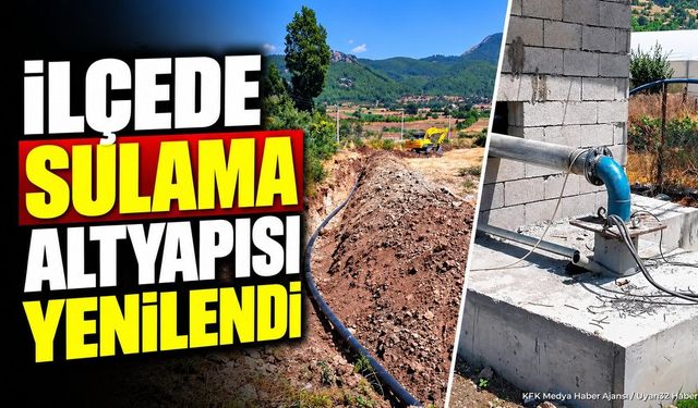 Isparta Sütçüler'de Sulama Altyapısı Yenilendi: 1000 Dekara Can Suyu