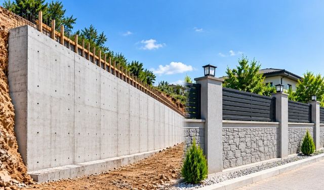 BETONARME İSTİNAT VE İHATA DUVAR YAPIM İŞİ