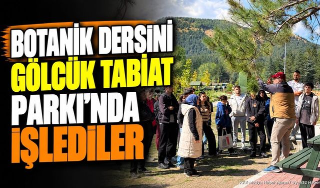 ISUBÜ Öğrencilerinden Gölcük Tabiat Parkı'nda Botanik Gezisi