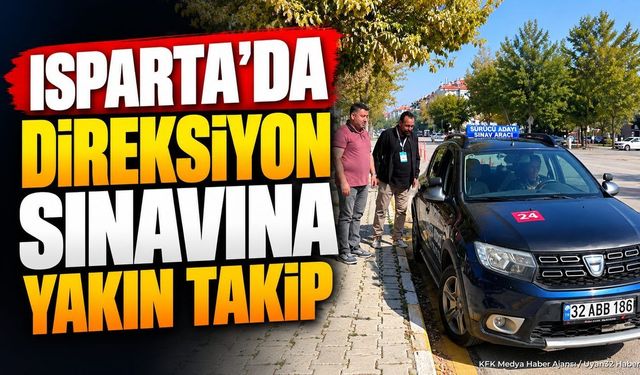Milli Eğitim Müdürü Recai Ocak Direksiyon Sınavını İnceledi