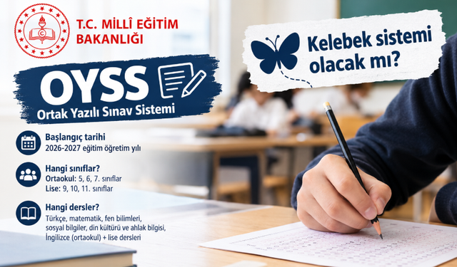 OYSS'de kelebek sistemi olacak mı? MEB'in yeni sınav düzeninde merak edilenler