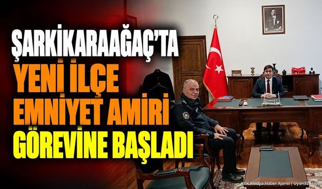 Şarkikaraağaç Emniyet Amiri Ali Aksel Görevine Başladı