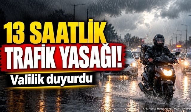 Valilik Duyurdu: Isparta'da 13 Saatlik Trafik Yasağı