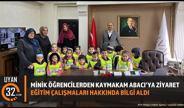 Yalvaç Kaymakamı Minik Öğrencileri Ağırladı