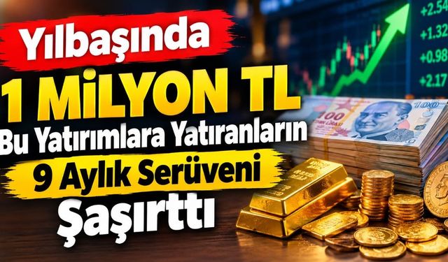 Yılbaşında 1 Milyon TL Bu Yatırımlara Yatıranların 9 Aylık Serüveni
