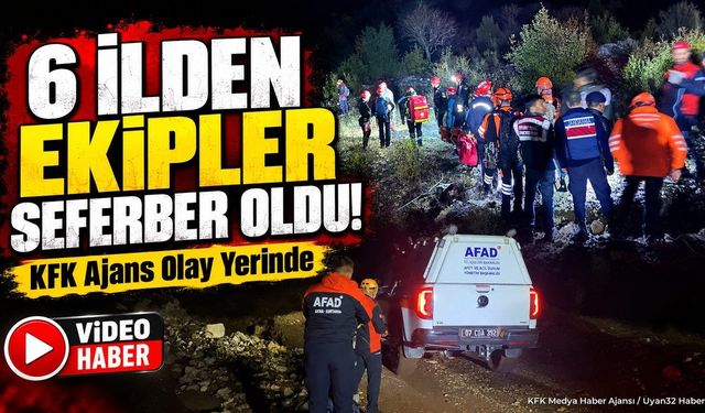 Yazılı Kanyon'da Arama Çalışmaları Devam Ediyor:  KFK Ajans Olay Yerinde