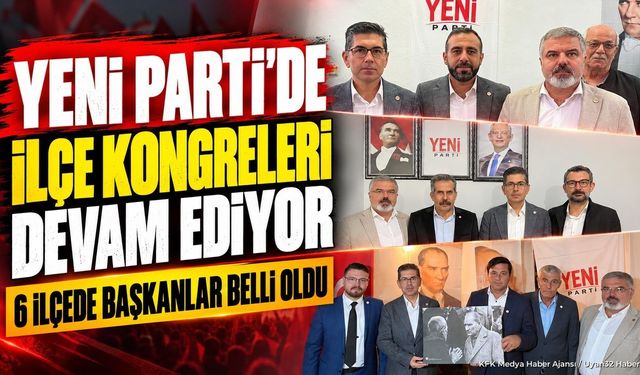 Yeni Parti Isparta’da 6 İlçede Kongrelerini Gerçekleştirdi