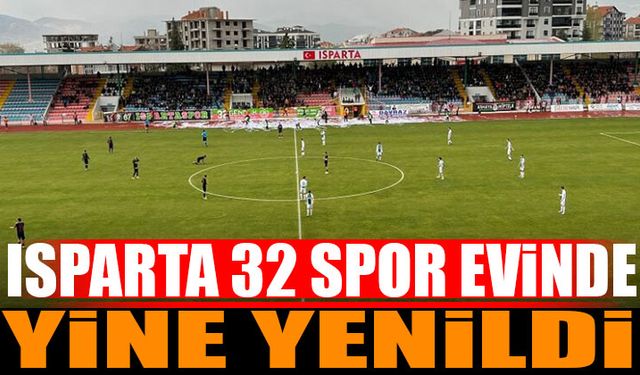 Isparta32spor kendi evinde yenildi