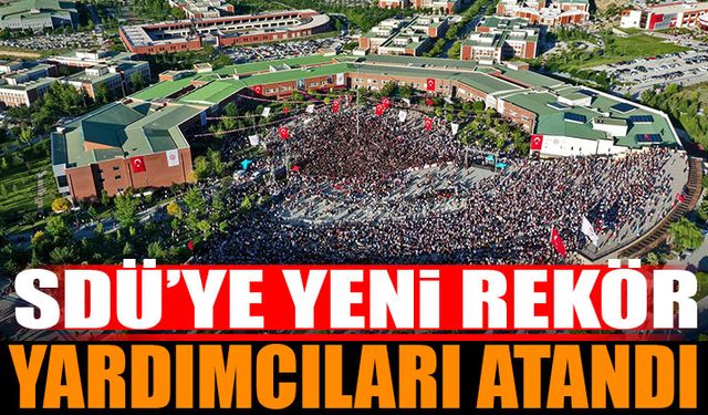 SDÜ'ye Yeni Rektör Yardımcıları Atandı