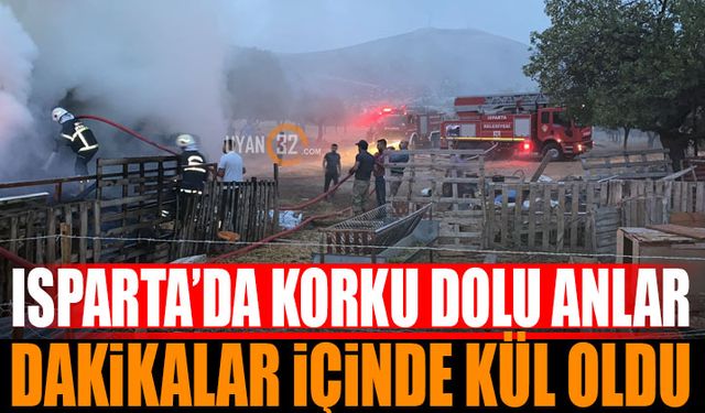 Kayı Köyü'nde Samanlıkta Yangın Çıktı