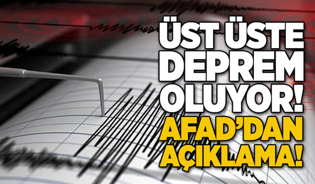 Hissettiniz mi? Isparta'da üst üste 3 deprem oldu!